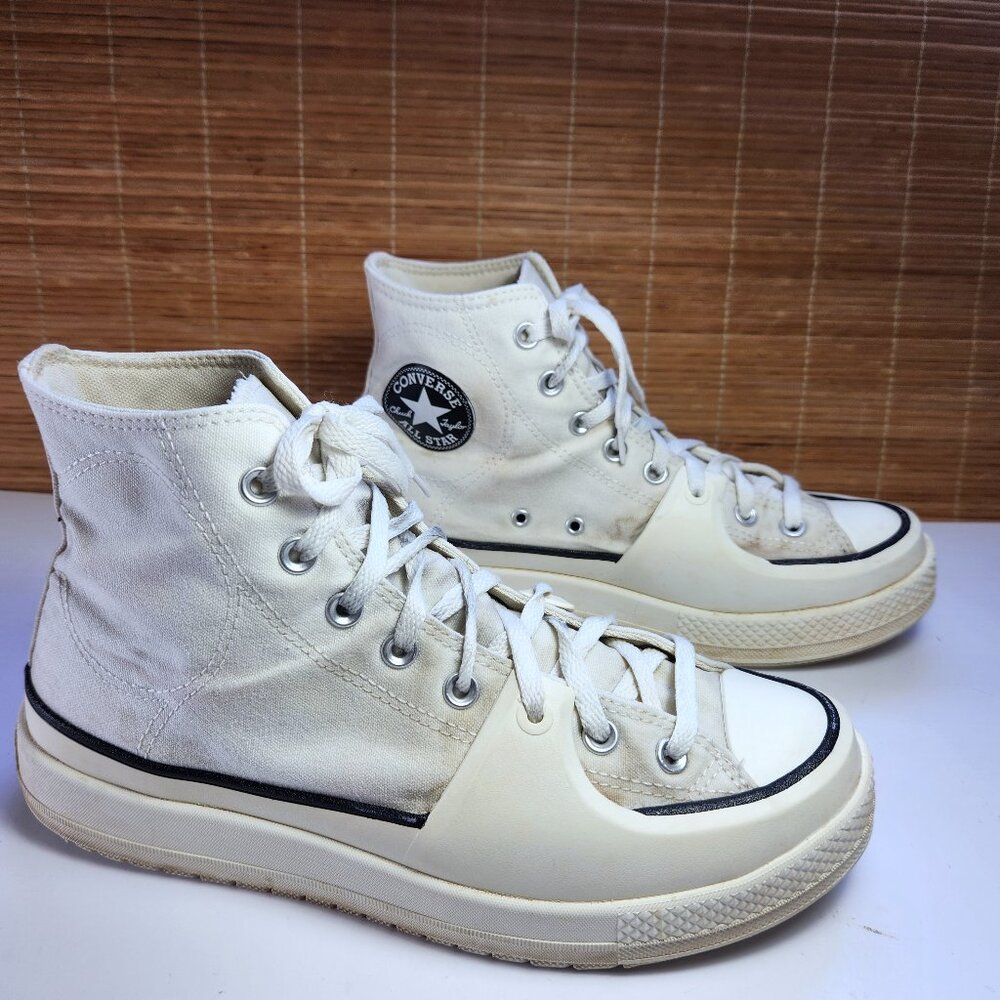 Converse Chuck Taylor All Star Construct Hi White Men’s 10.5 Women’s 12 A02832C